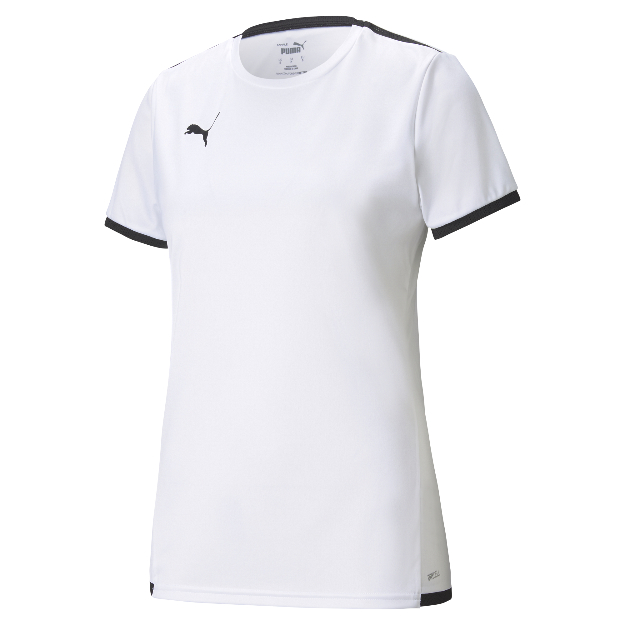 Puma Team Liga 25 Short Sleeve Shirt Womens in white