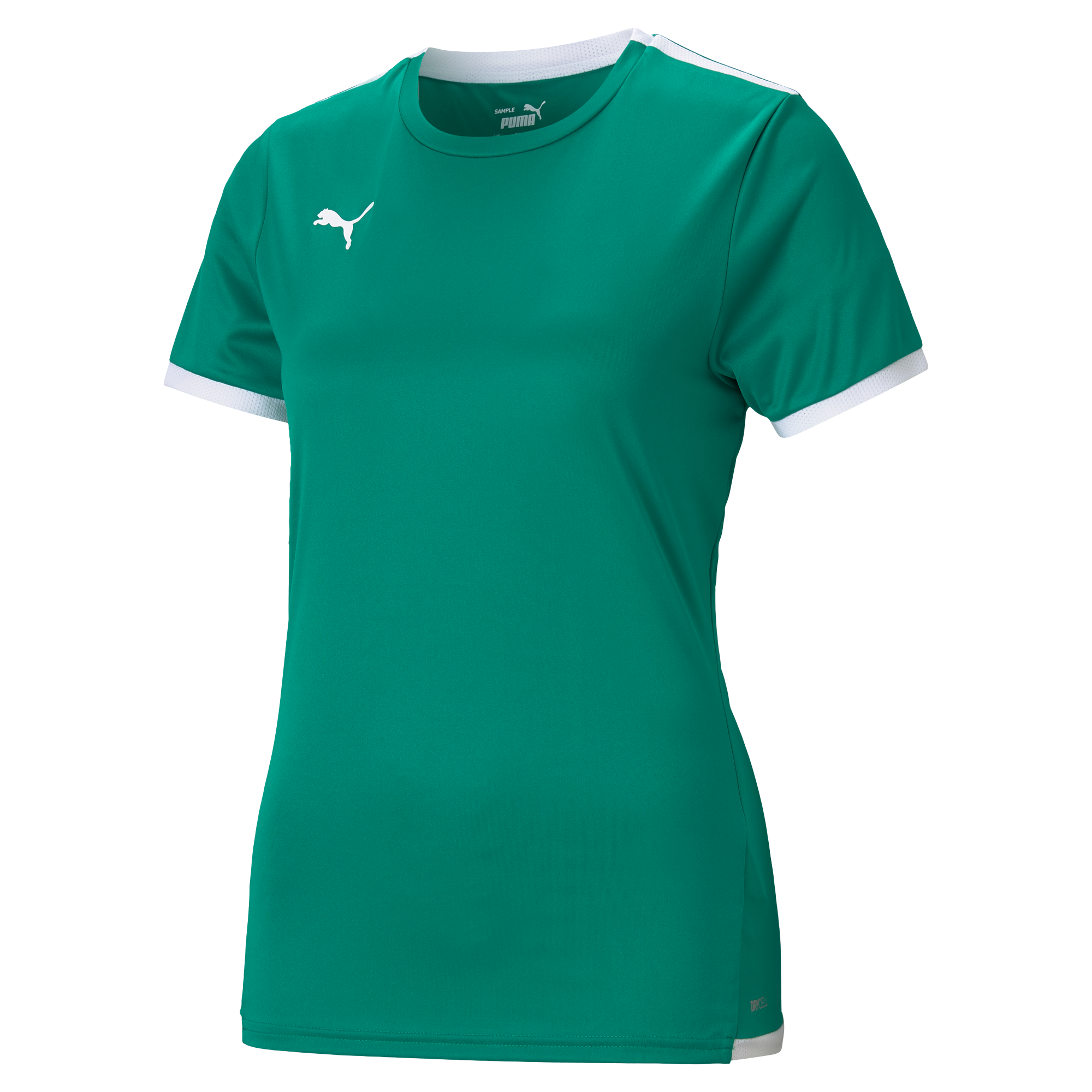 Puma Team Liga 25 Short Sleeve Shirt Womens in pepper green