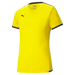 Puma Team Liga 25 Short Sleeve Shirt Womens in cyber yellow