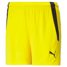 Puma Team Liga 25 Shorts Womens in cyber yellow