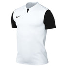 Nike Dri-FIT Trophy V Short Sleeve Shirt in white/black