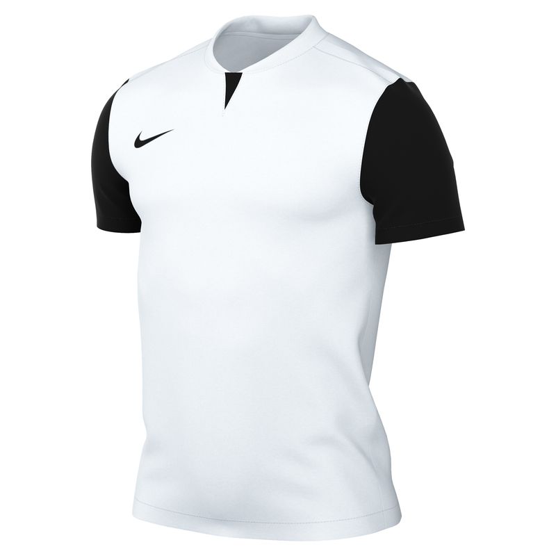 Nike Dri-FIT Trophy V Short Sleeve Shirt in white/black