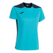 Joma Championship VI Short Sleeve Shirt Women's in Fluor Turquoise/Navy