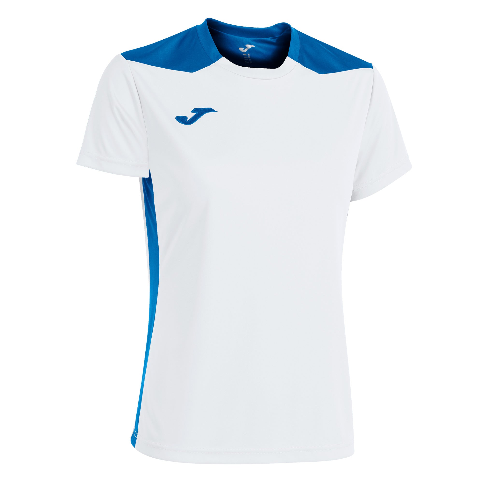 Joma Championship VI Short Sleeve Shirt Women's in White/Royal