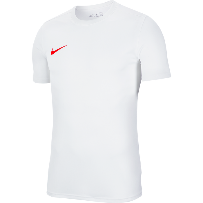 Nike Park VII Shirt Short Sleeve in White/University Red