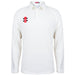 Gray Nicolls Matrix V2 Long Sleeve Cricket Shirt in white
