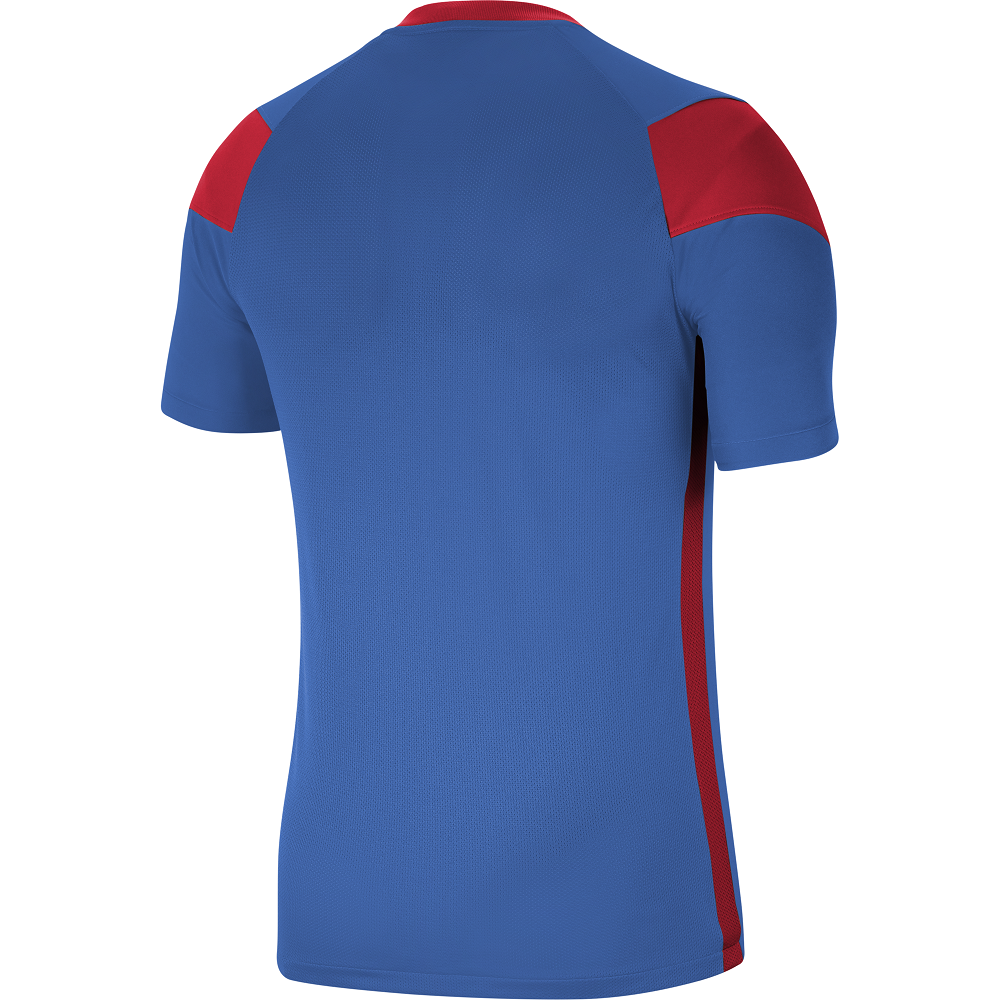 Nike Park Derby III Shirt Short Sleeve in Royal Blue/University Red/White