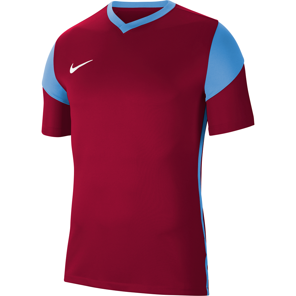 Nike Park Derby III Shirt Short Sleeve in Team Red/University Blue