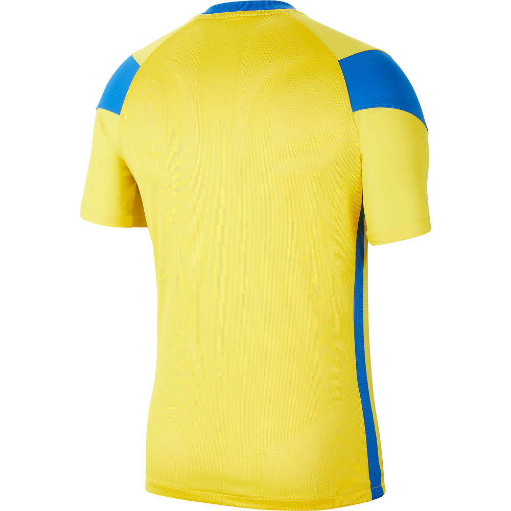 Nike Park Derby III Shirt Short Sleeve in Tour Yellow/Royal Blue/Royal Blue/White