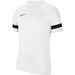 Nike Academy 21 Top Short Sleeve in White/Black/Black/Black