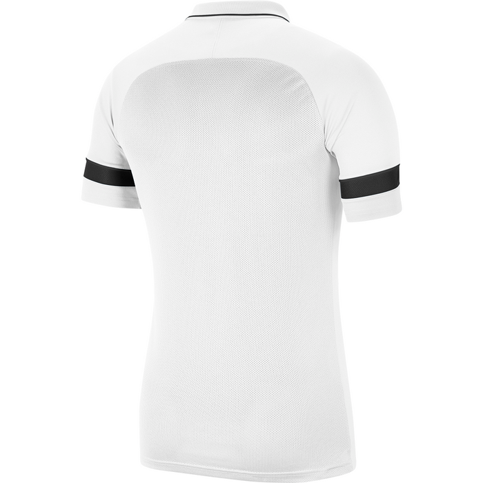 Nike Academy 21 Polo Short Sleeve White/Black/Black/Black Back