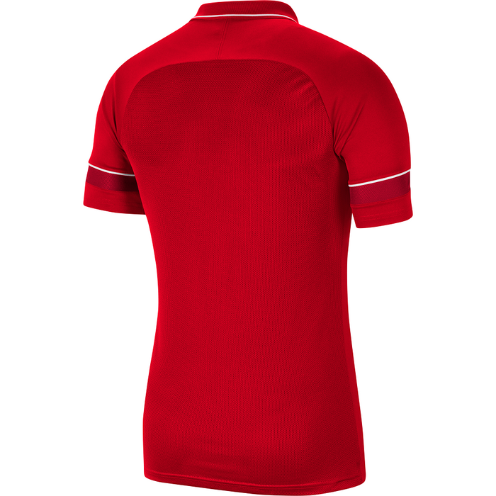 Nike Academy 21 Polo Short Sleeve University Red/White/Gym Red/White Back