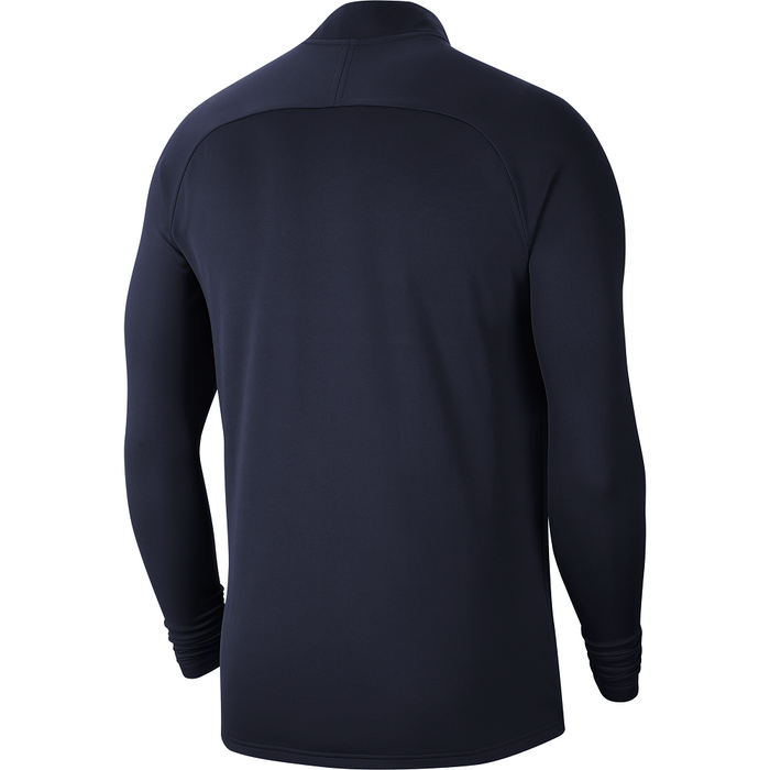 Nike Academy 21 1/4 Zip Drill Top Obsidian/White/Royal Blue/White Back
