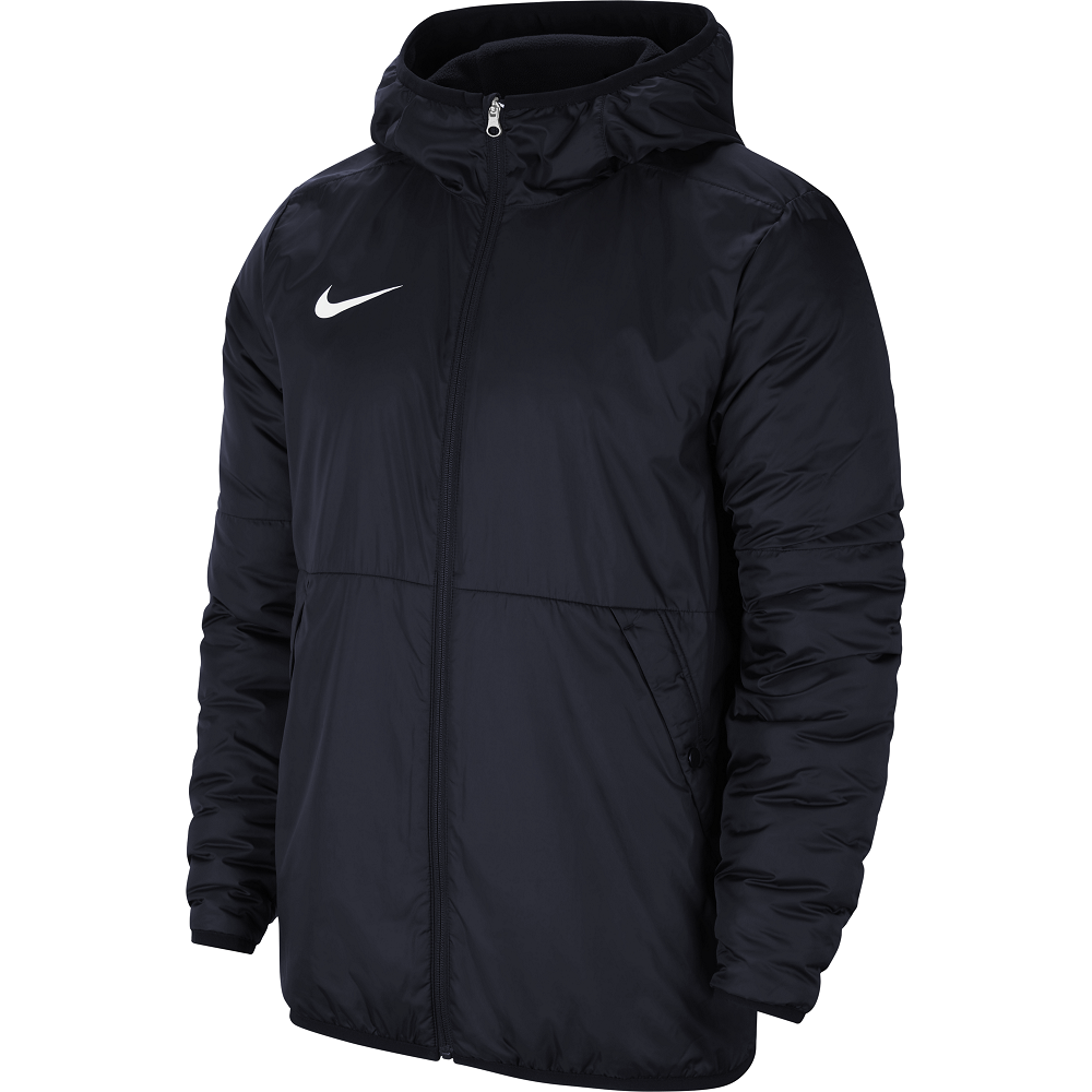 nike black long jacket