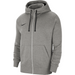 Nike Park 20 Full Zip Hoodie in dk grey heather