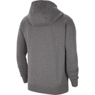 back of Nike Park 20 Full Zip Hoodie in charcoal heathr