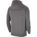 back of Nike Park 20 Full Zip Hoodie in charcoal heathr