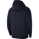 back of Nike Park 20 Full Zip Hoodie in obsidian