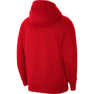 back of Nike Park 20 Full Zip Hoodie in university red