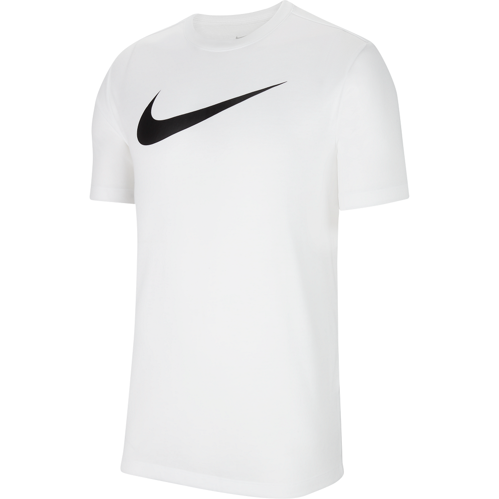 Nike Dri FIT Team Club 20 Logo Tee in White/Black