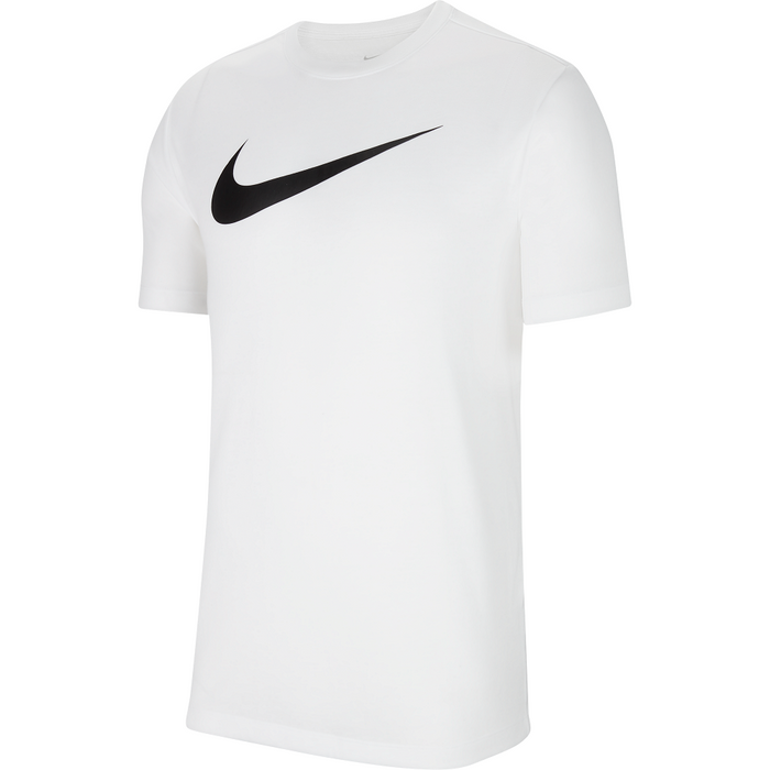 Nike Club 20 Logo Tee in White/Black