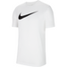 Nike Club 20 Logo Tee in White/Black