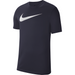 Nike Dri FIT Team Club 20 Logo Tee in Obsidian/White
