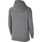 Back of Nike Park 20 Full Zip Hoodie Womens in Charcoal Heather/White