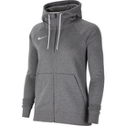 Nike Park 20 Full Zip Hoodie Womens in Charcoal Heather/White