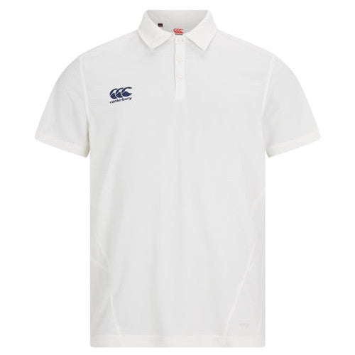Canterbury Short Sleeve Cricket Shirt in cream