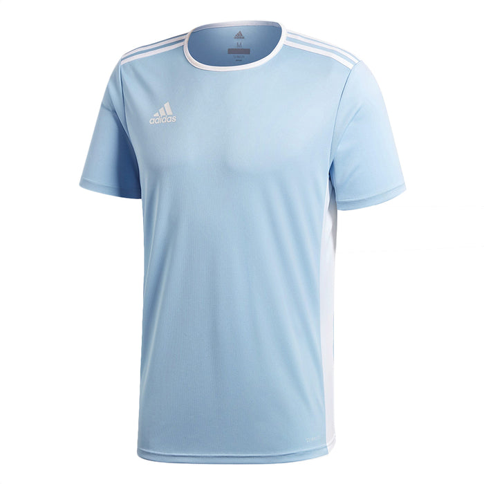 Adidas Entrada 18 Shirt in Clear Blue/White