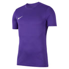 Nike Dri-fit Park VII Shirt Short Sleeve in Court Purple-White