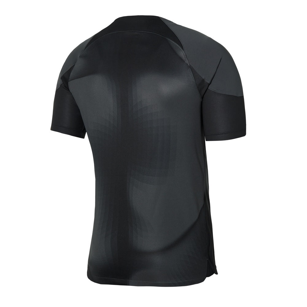 back of Nike Gardien IV Goalkeeper Jersey Short Sleeve in anthracite
