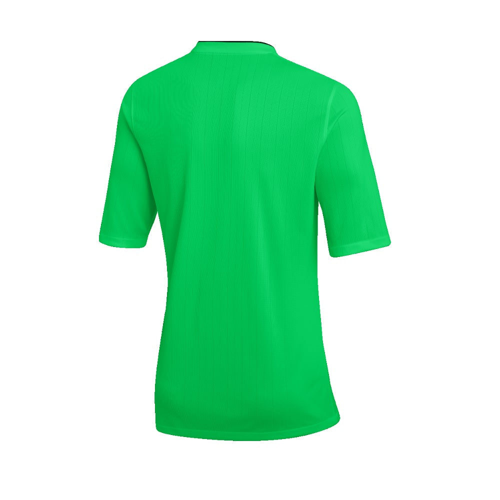 back of Nike Dri-Fit Referee II Jersey Short Sleeve in green spark
