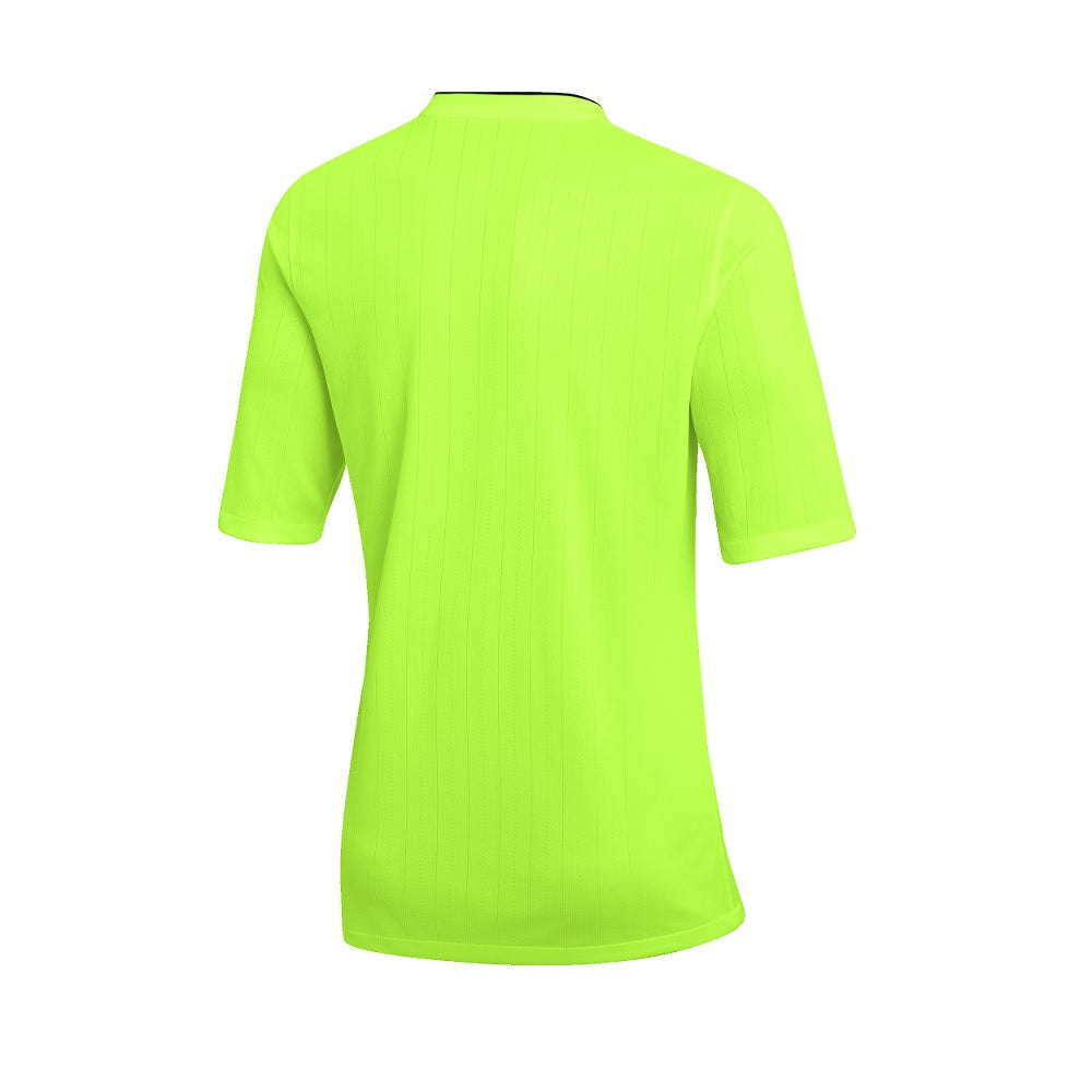 back of Nike Dri-Fit Referee II Jersey Short Sleeve in volt