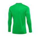 back of Nike Dri-Fit Referee II Jersey Long Sleeve in green spark