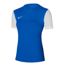 Nike Dri-Fit Tiempo Premiere II Jersey Short Sleeve Women's in royal blue/white