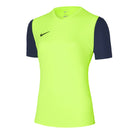 Nike Dri-Fit Tiempo Premiere II Jersey Short Sleeve Women's in volt/midnight navy