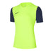Nike Dri-Fit Tiempo Premiere II Jersey Short Sleeve Women's in volt/midnight navy