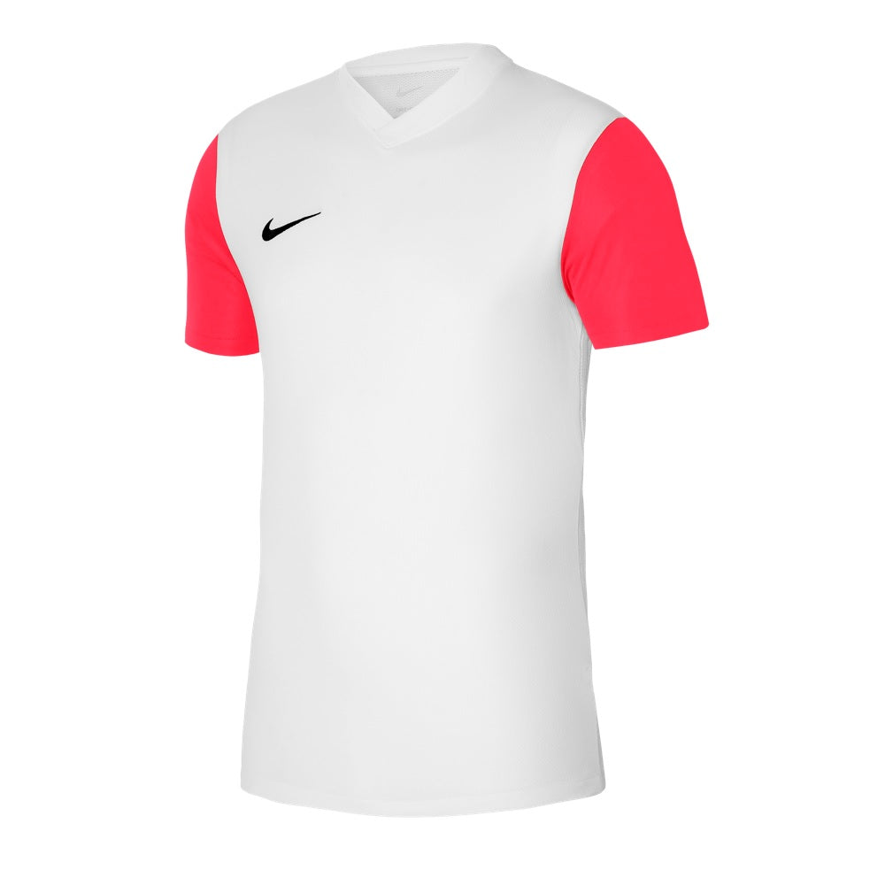 Nike Dri-Fit Tiempo Premiere II Jersey Short Sleeve in white/vivid pink