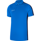 Nike Dri FIT Academy 23 Short Sleeve Polo in Royal Blue/Obsidian