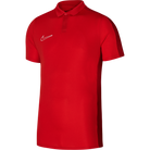 Nike Dri FIT Academy 23 Short Sleeve Polo in University Red/Gym Red