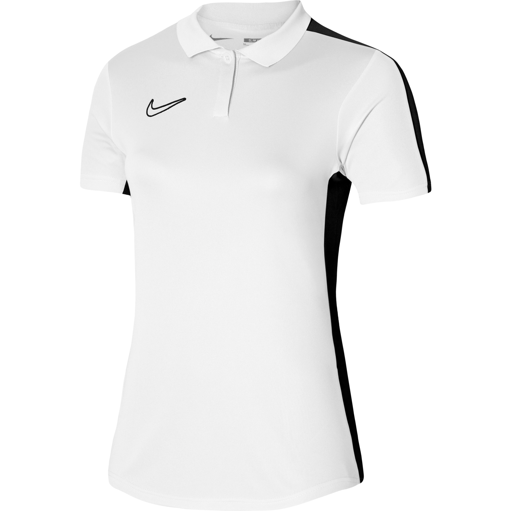Nike Dri FIT Academy 23 Women's Short Sleeve Polo in White/Black