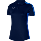 Nike Dri FIT Academy 23 Women's Short Sleeve Polo in Obsidian/Royal Blue