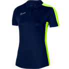 Nike Dri FIT Academy 23 Women's Short Sleeve Polo in Obsidian/Volt
