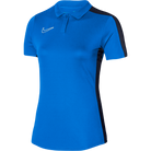 Nike Dri FIT Academy 23 Women's Short Sleeve Polo in Royal Blue/Obsidian