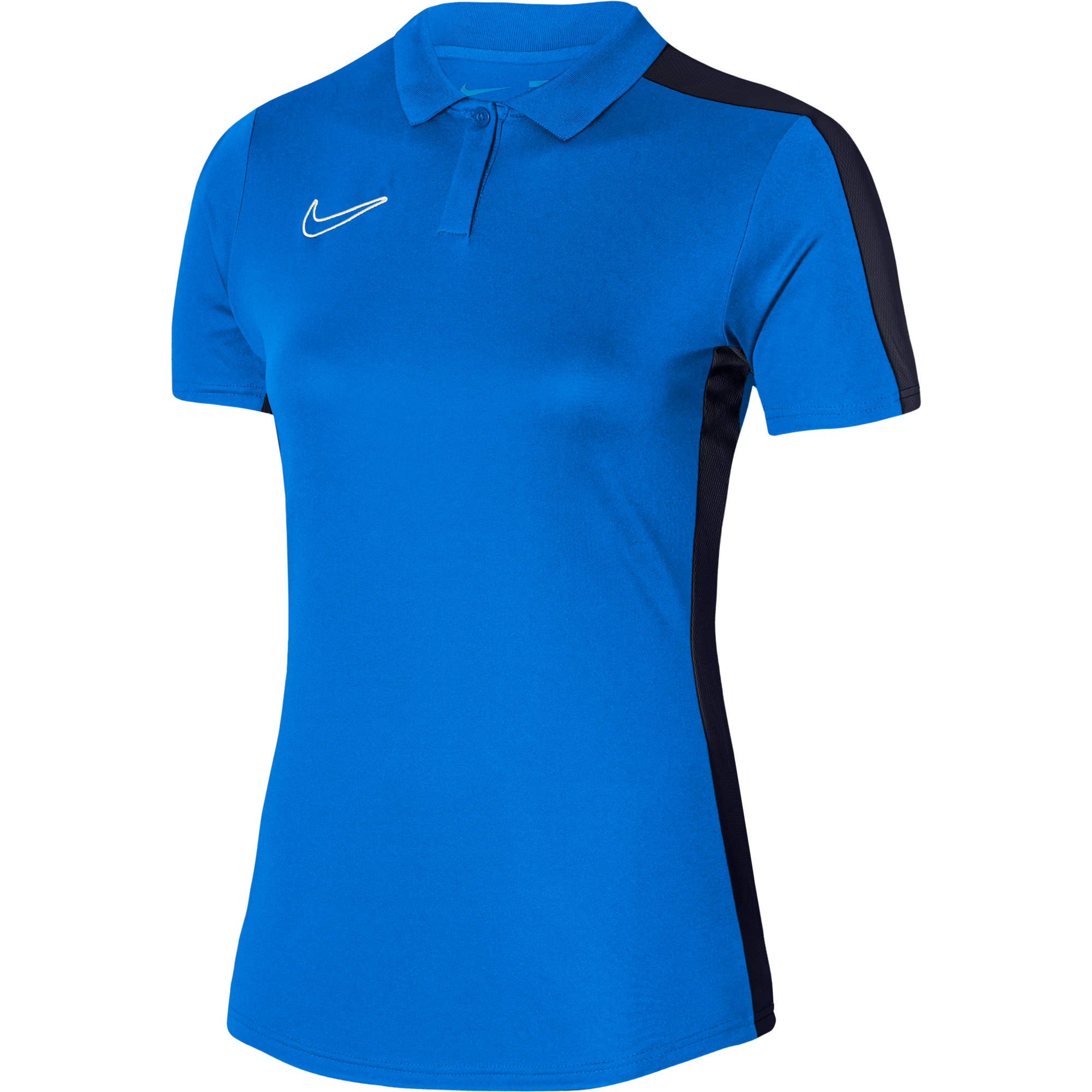Nike Dri FIT Academy 23 Women's Short Sleeve Polo in Royal Blue/Obsidian