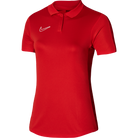 Nike Dri FIT Academy 23 Women's Short Sleeve Polo in University Red/Gym Red