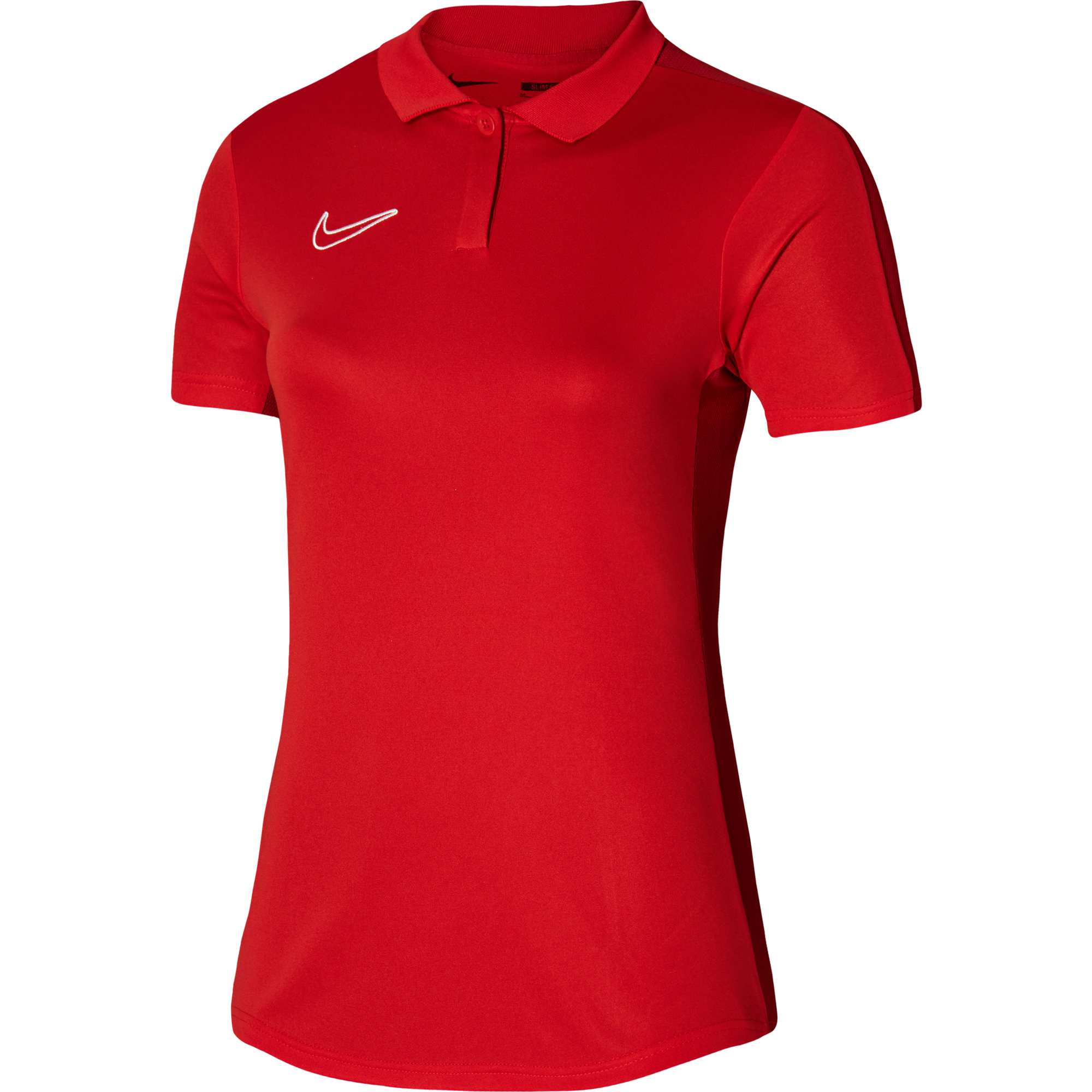 Nike Dri FIT Academy 23 Women's Short Sleeve Polo in University Red/Gym Red
