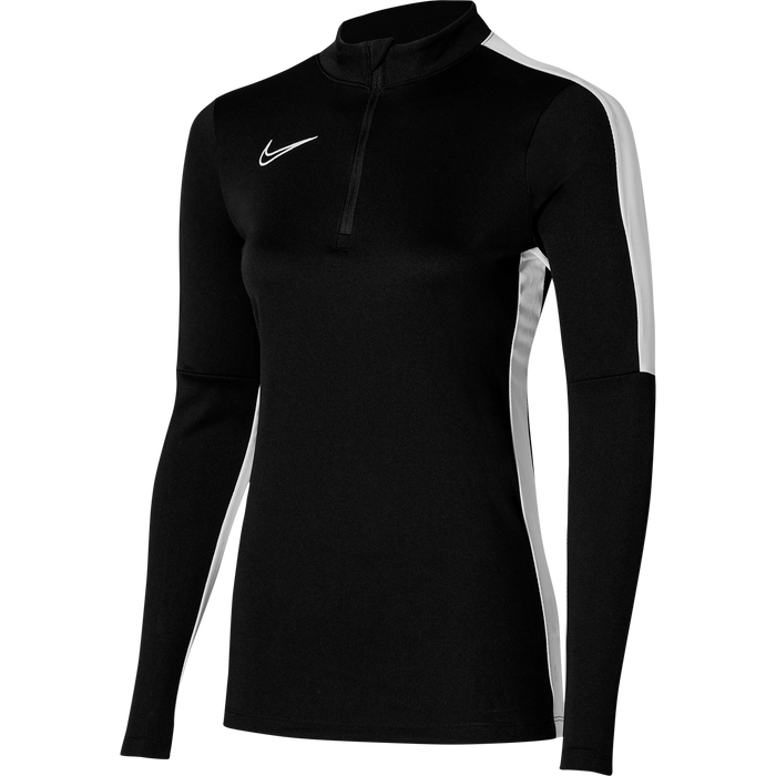 White nike half zip top women's